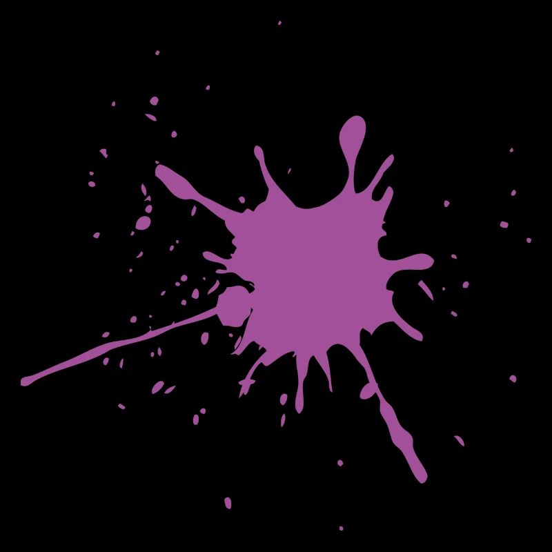 Farbklecks Klecks Farbspritzer magenta Geschenk