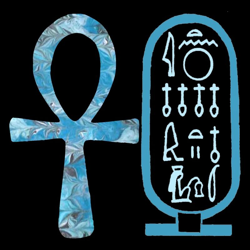 anch and cartouche nefertiti e 78