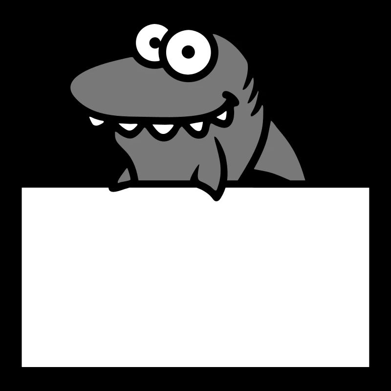 hai shield funny frame wall show comic cartoo