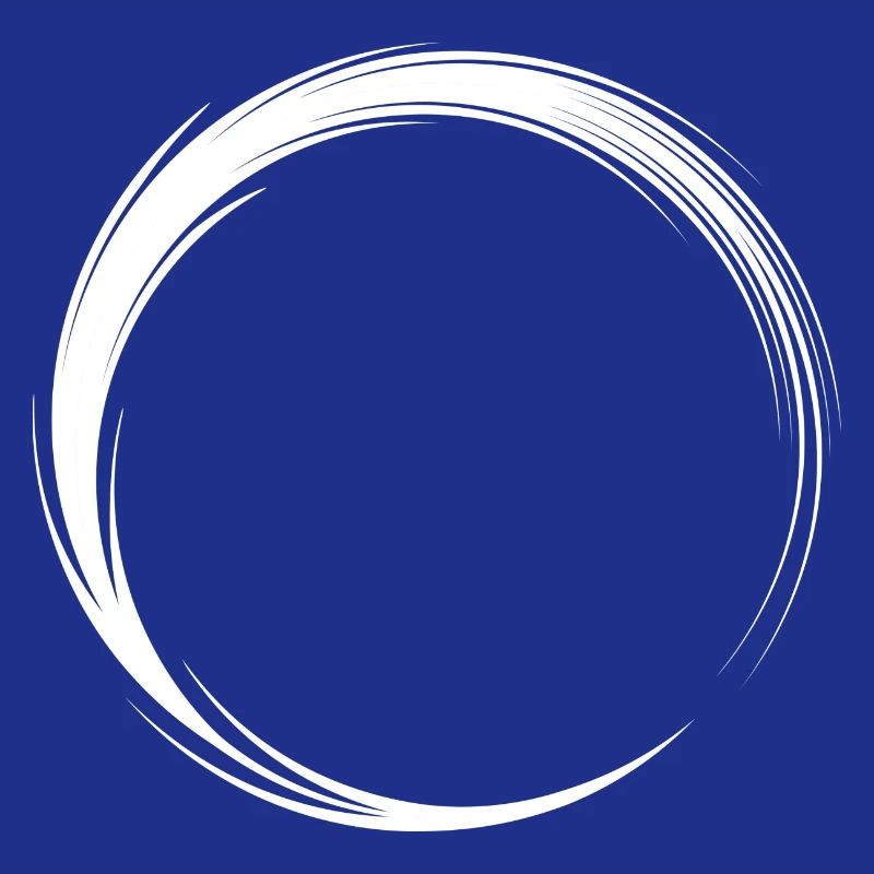 Circle shape circle icon design variant New white