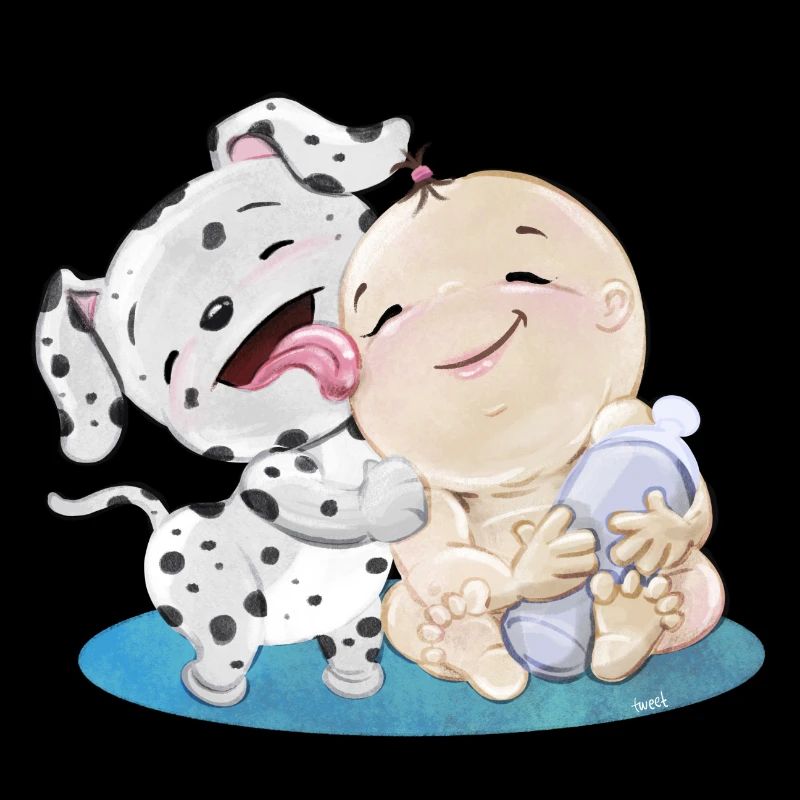 Dalmatien avec bébé