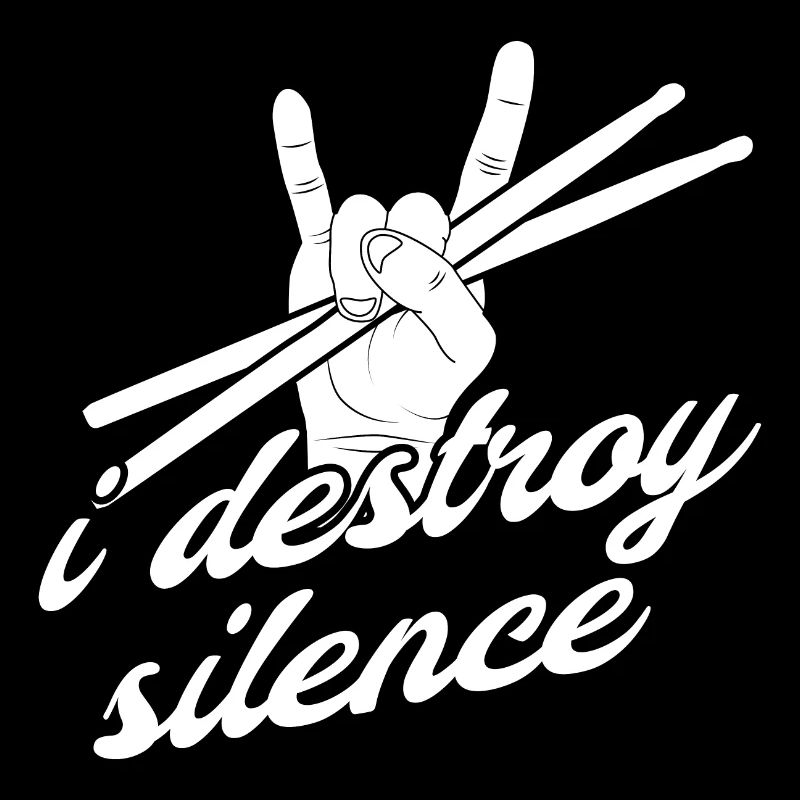Drummer i destroy the calm saying