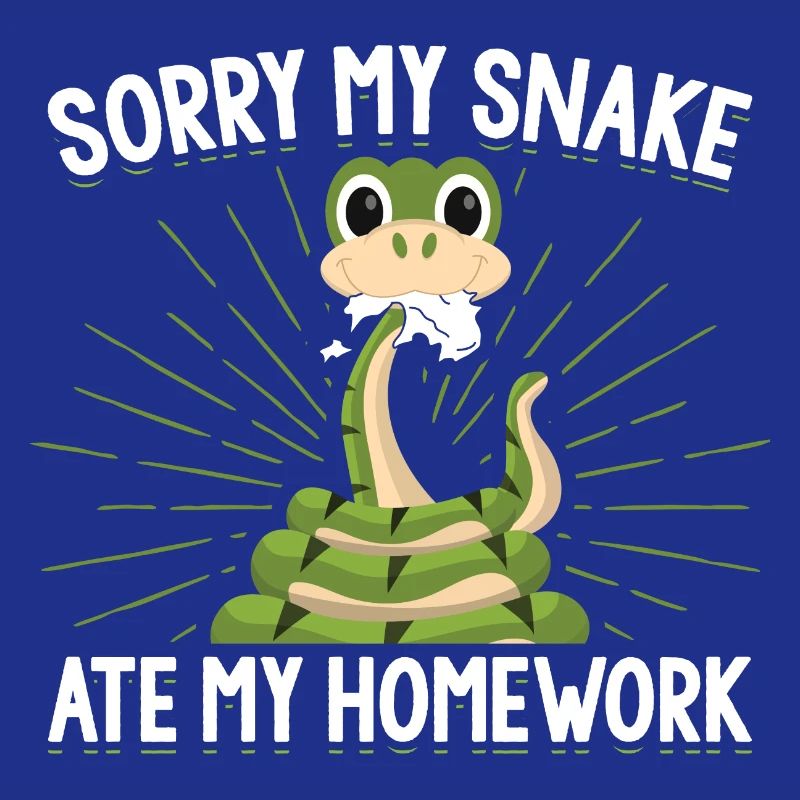 Devoir de serpent | cadeau de reptile