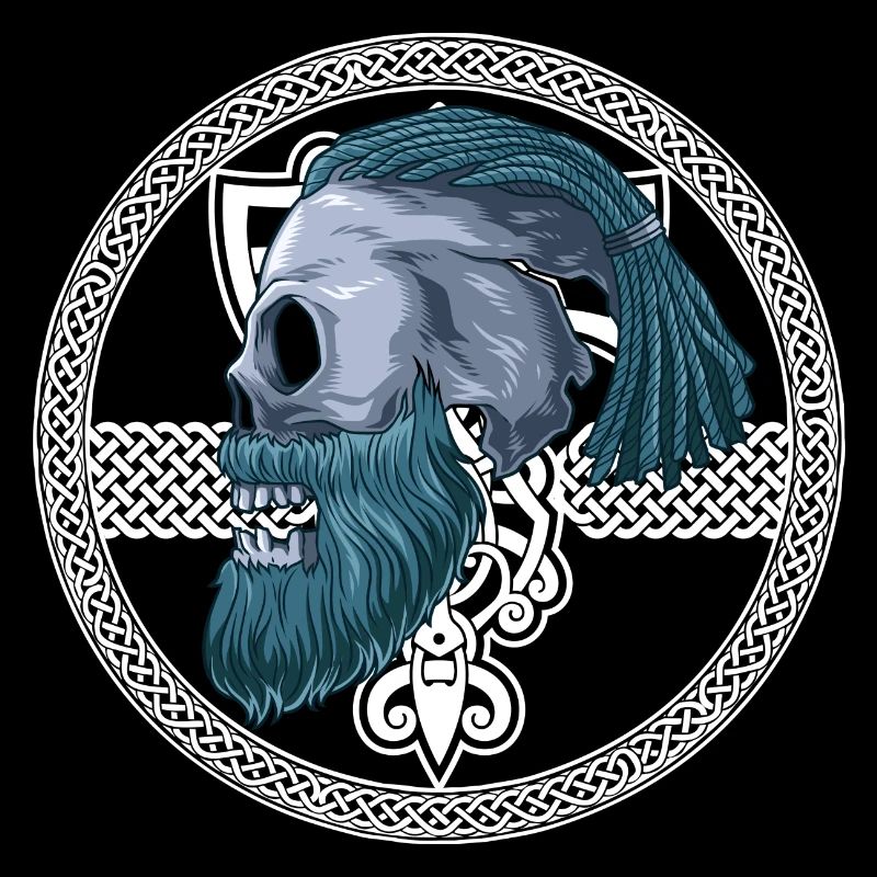 Viking Viking Skull Plait Lichen