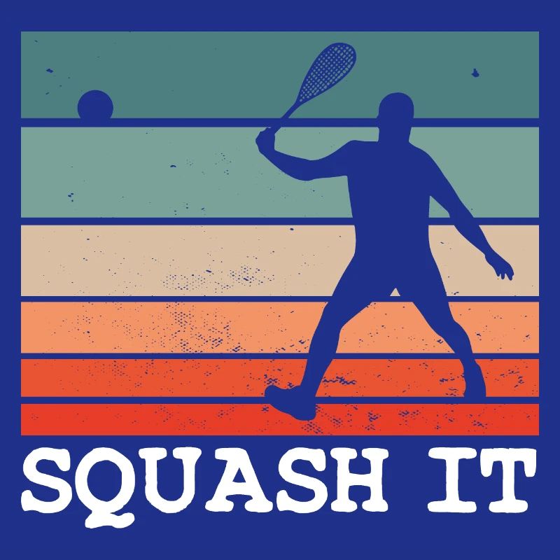 Squash it Squash Player Motif