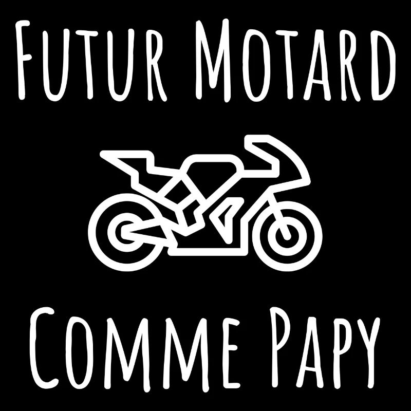 futur motard comme papy cadeau naissance