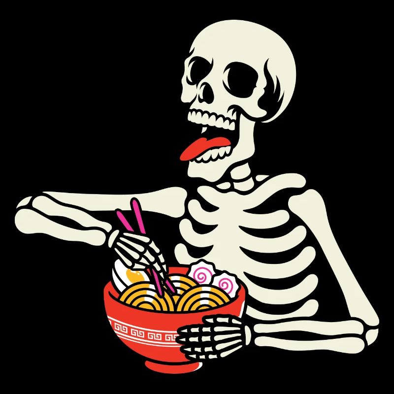 Halloween Skeleton Ramen