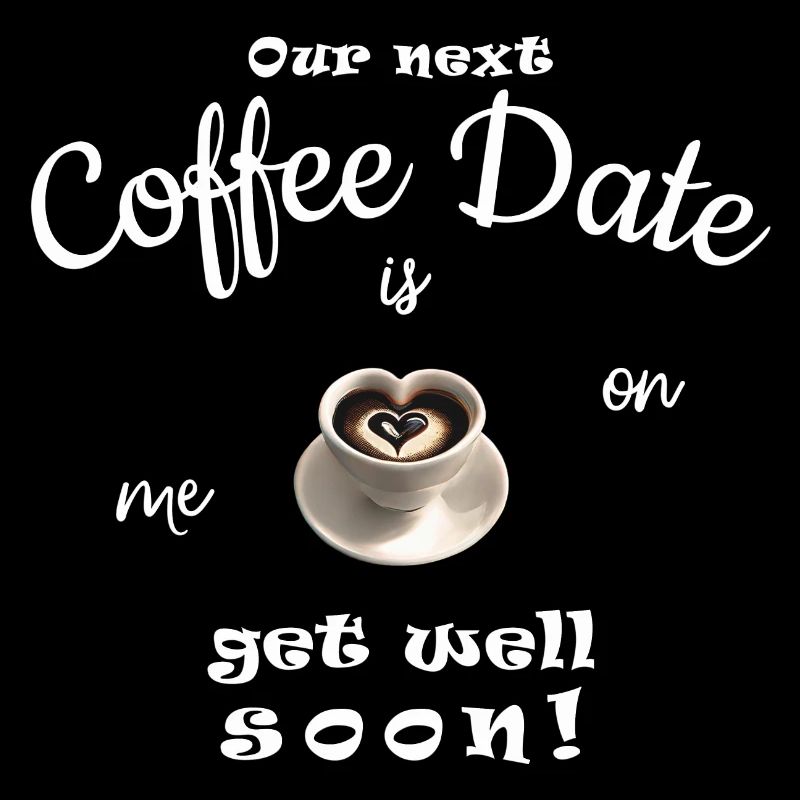 Gute Besserung, der nächste Kaffee geht auf mich