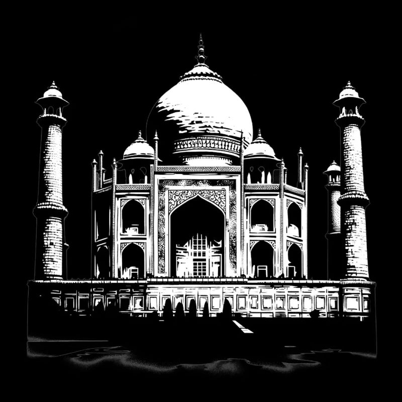 Monument du Taj Mahal à Agra