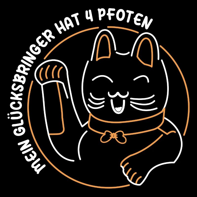 Katzen Glücksbringer, Geschenk Katzenbesitzer
