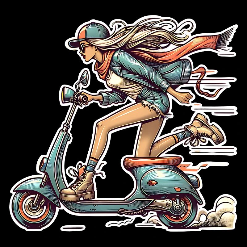 Scooter Cyclomoteur Scooter