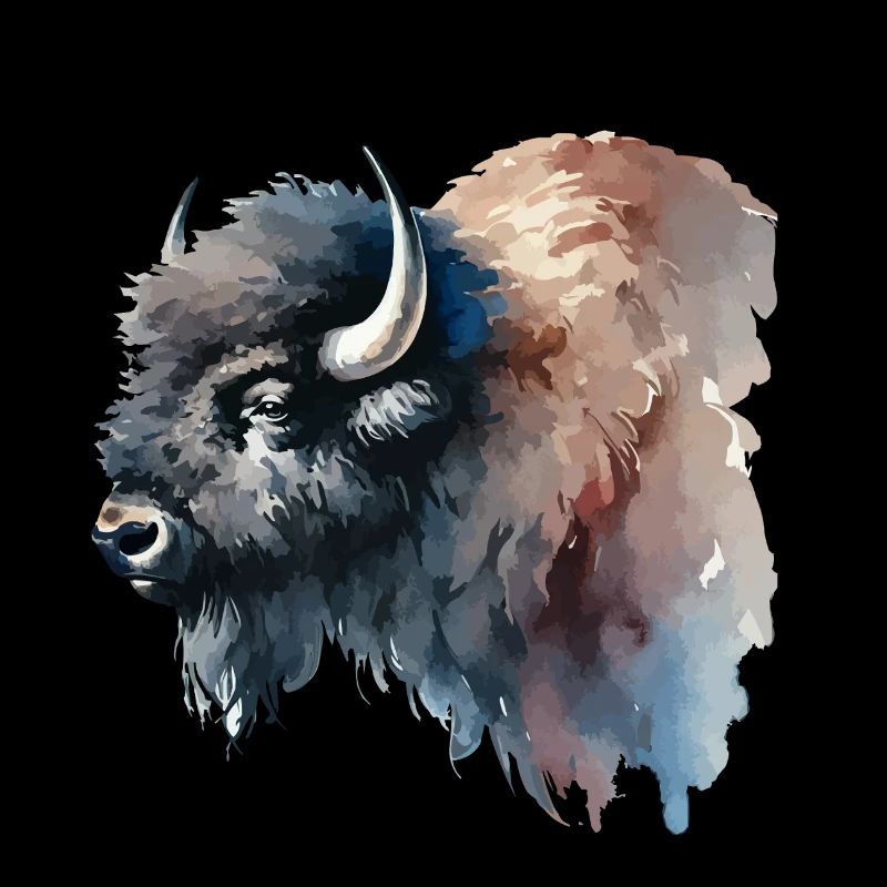 Peinture de bison