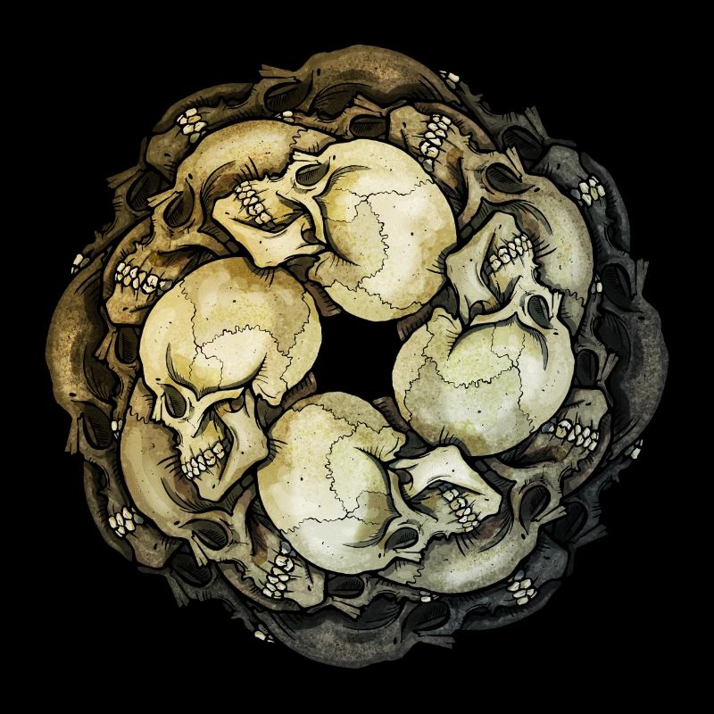 Couronne de tête de mort