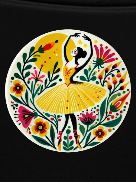 Gelbe Ballerina