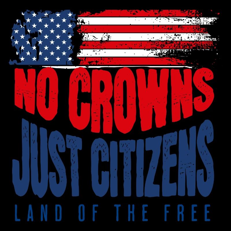 No Crowns Just Presidents Eagle No King