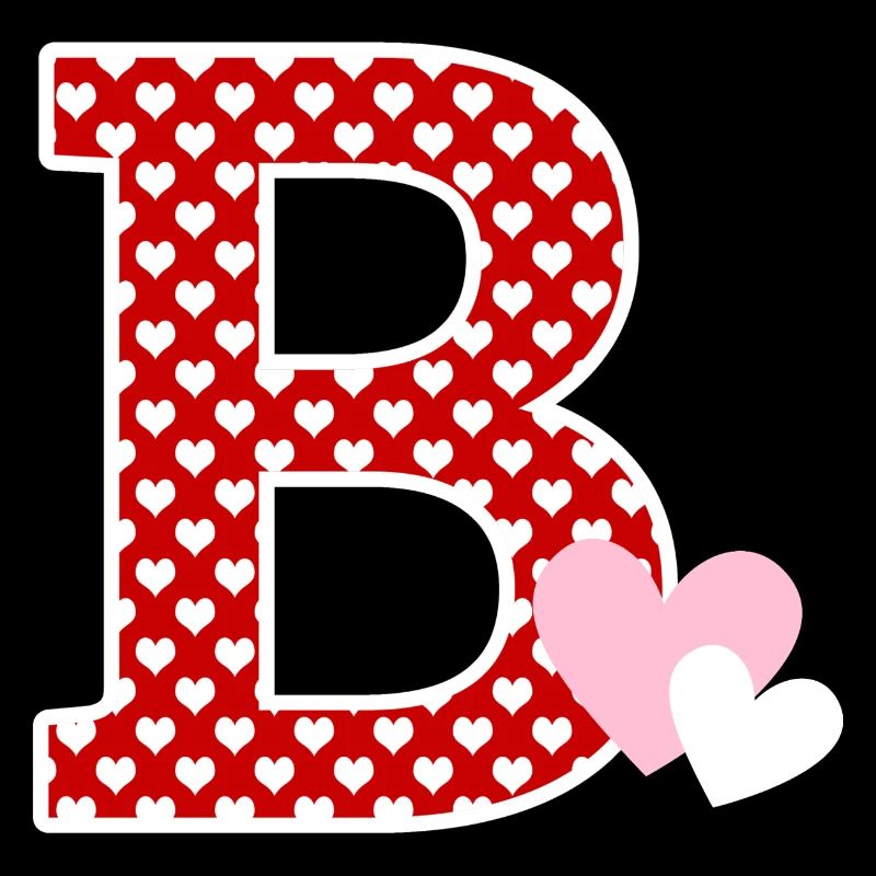 Letter B heart