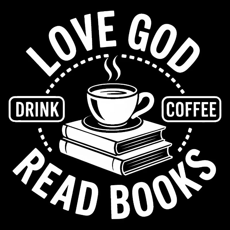 Liebe Gott, Trinke Kaffee, Lese Bücher! Christlich