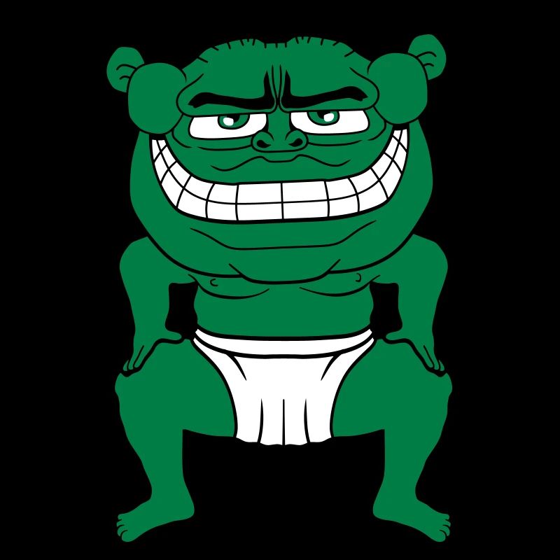 monster ogre troll boese sumo wrestler overweight