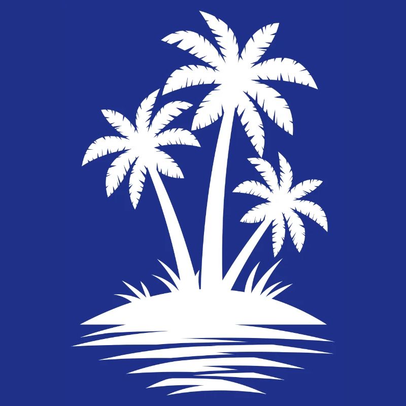 Palm Tree Island Beach Lover Gift - Summer Gift