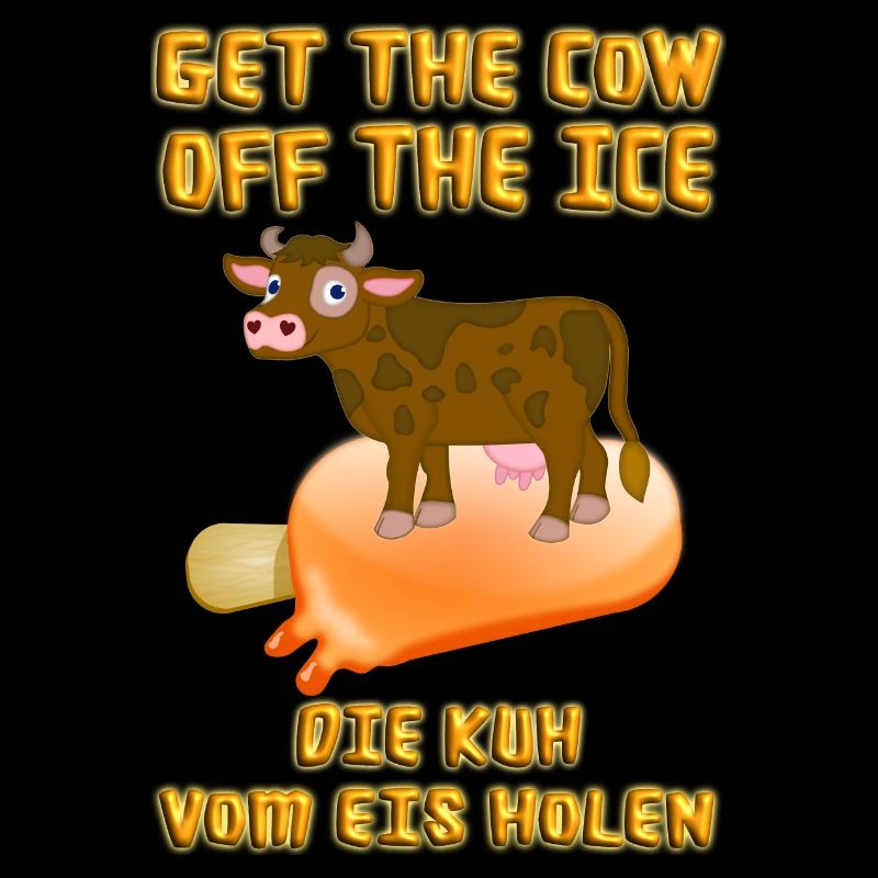 Get the cow off the ice. Sortir la vache de la glace