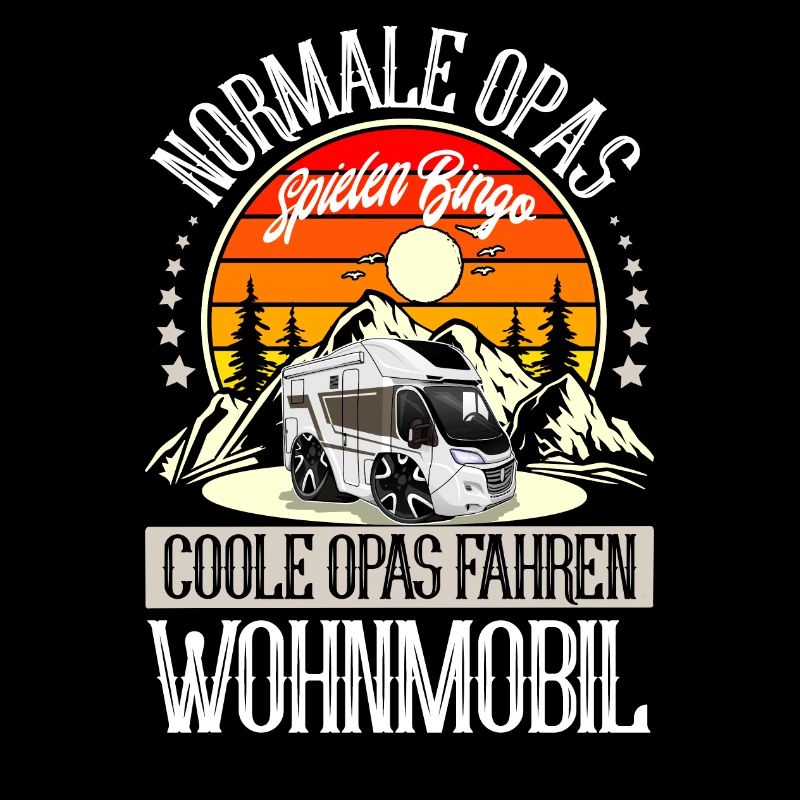 Camping Camper Campen Opa