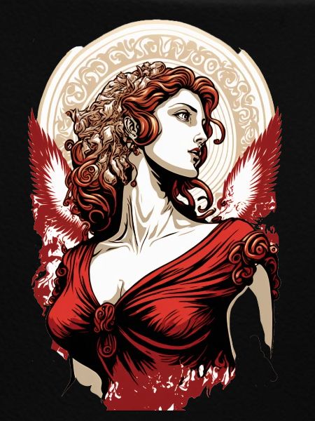 Red Winged Goddess Aphrodite