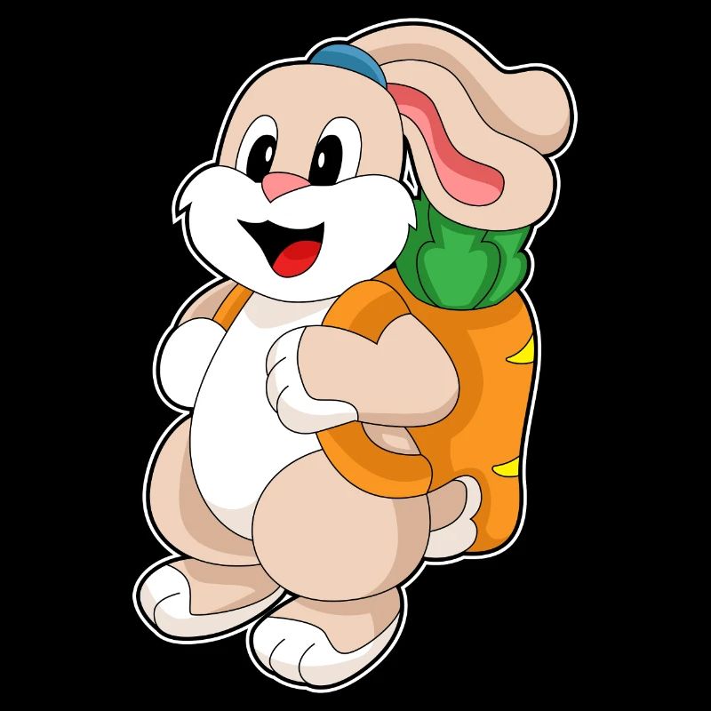Hase Karotte Rucksack