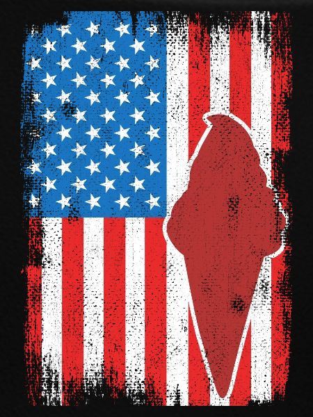 Eiscreme 4. Juli USA