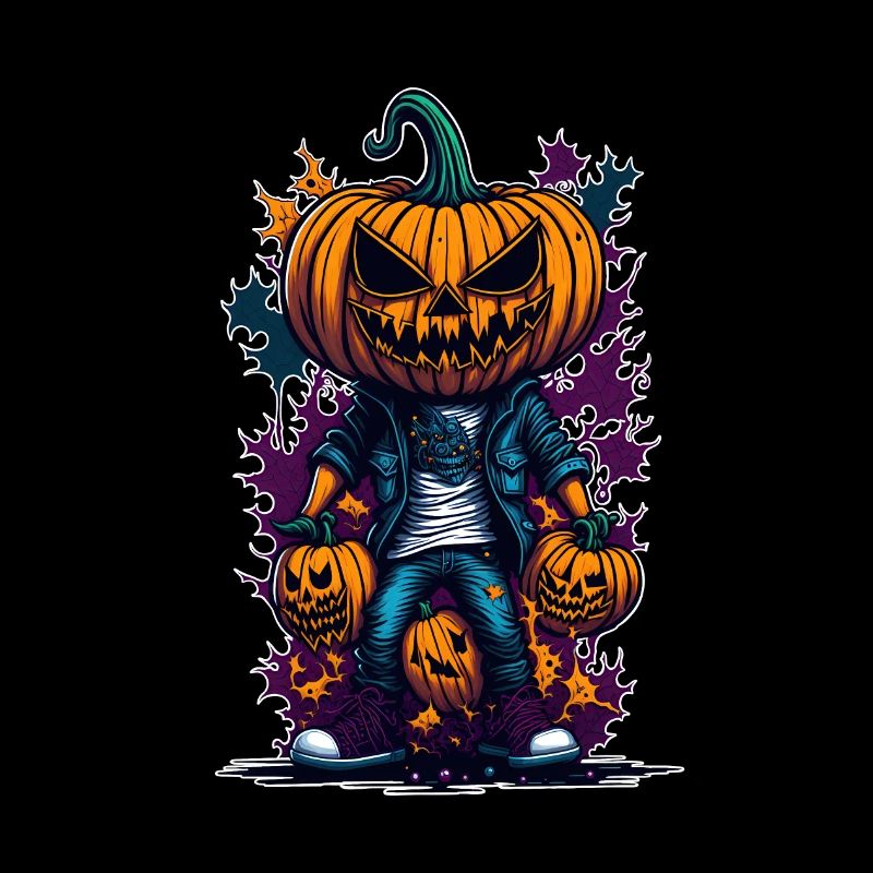 Halloween Pumpkin Monster