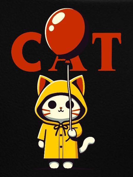Red Balloon Kitten