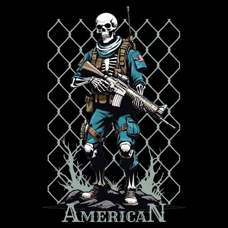 American Warrior Skeleton
