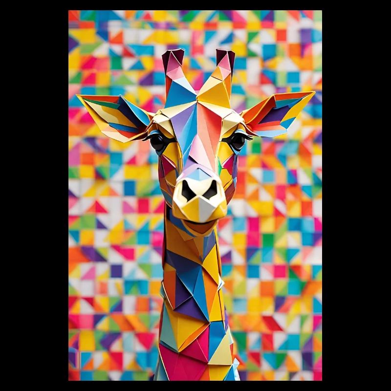 Rainbow Giraffe