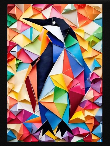 Origami Pinguin