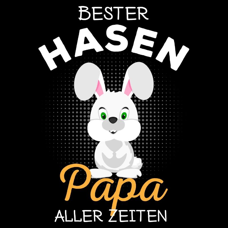 Bester Hasenpapa Süßes Kaninchen Häschen Spruch