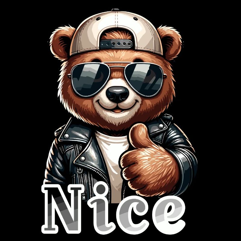 Bear with thumbs up