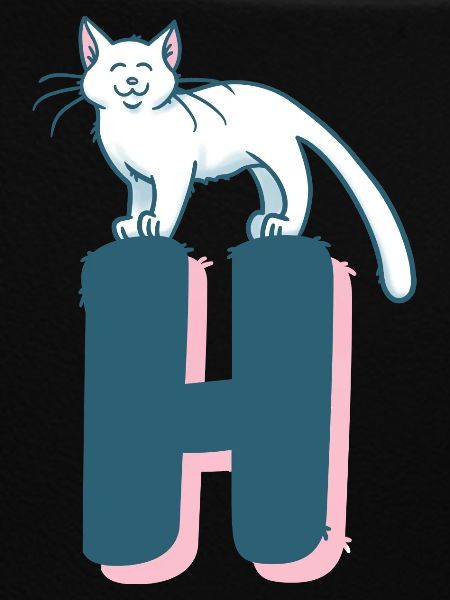Cat Letter H