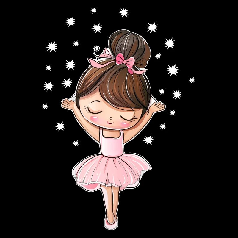 Ballerine avec étoiles