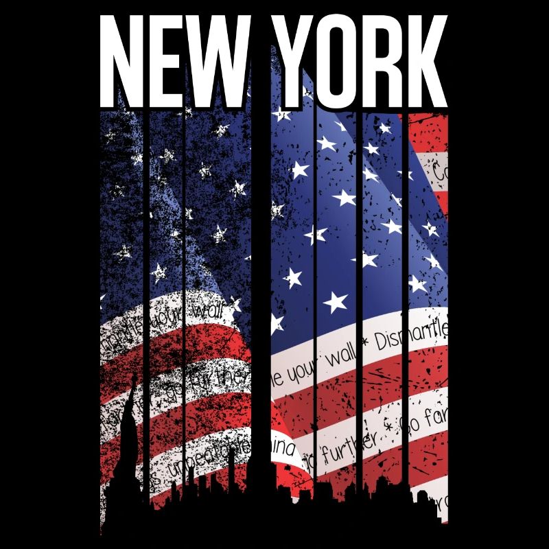 New York Flag Mosaic