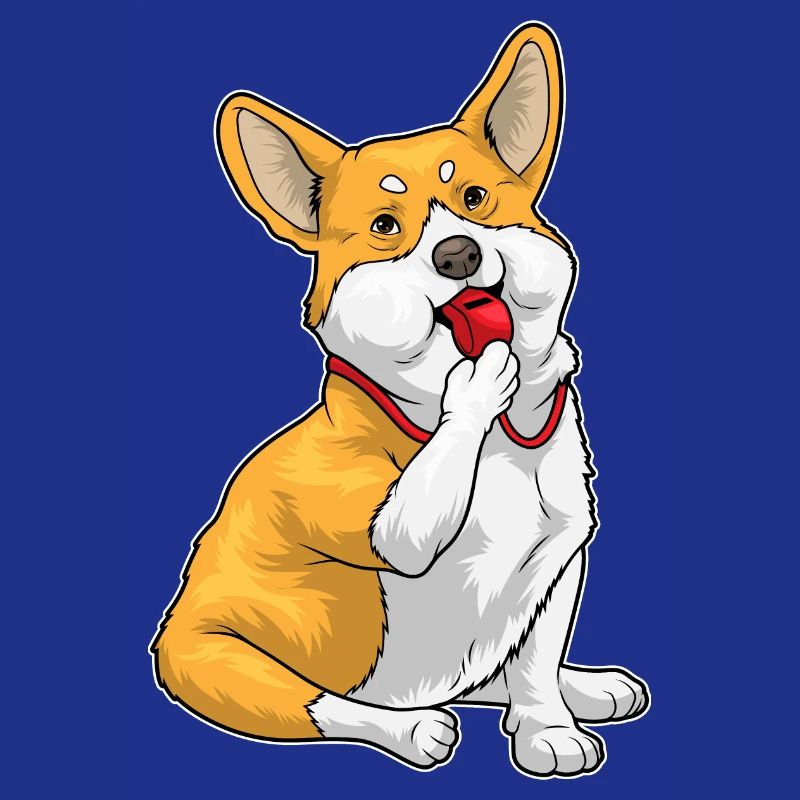 Corgi Referee Whistle