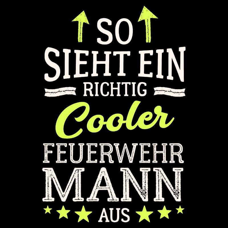 So sieht ein richtig cooler Feuerwehrmann aus