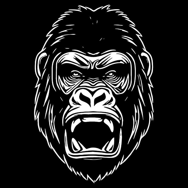 Wild gorilla