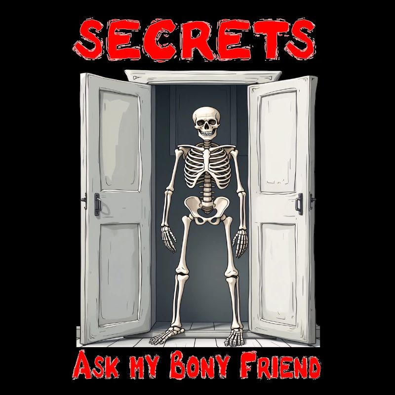 Secrets - il suffit de demander à mon ami osseux (squelette)