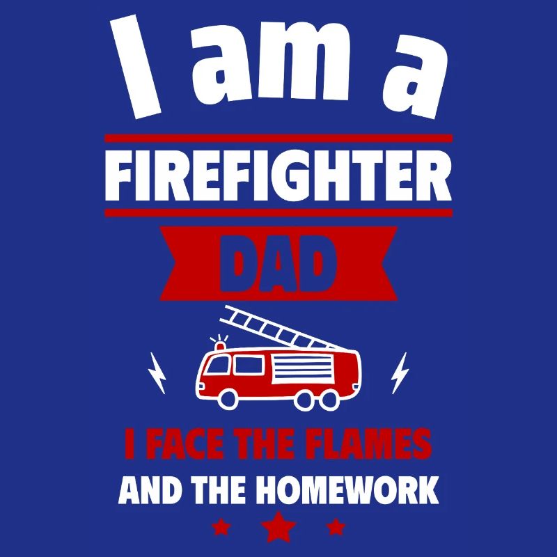 Dad Firefighter Father's Day Gift, Fire Brigade