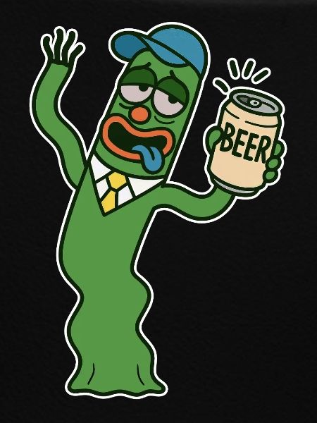 Wobbly-wobbly beer can comrade