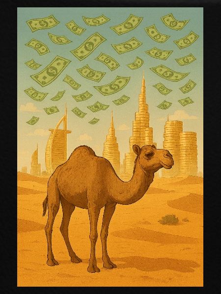 Kamel dubai geld