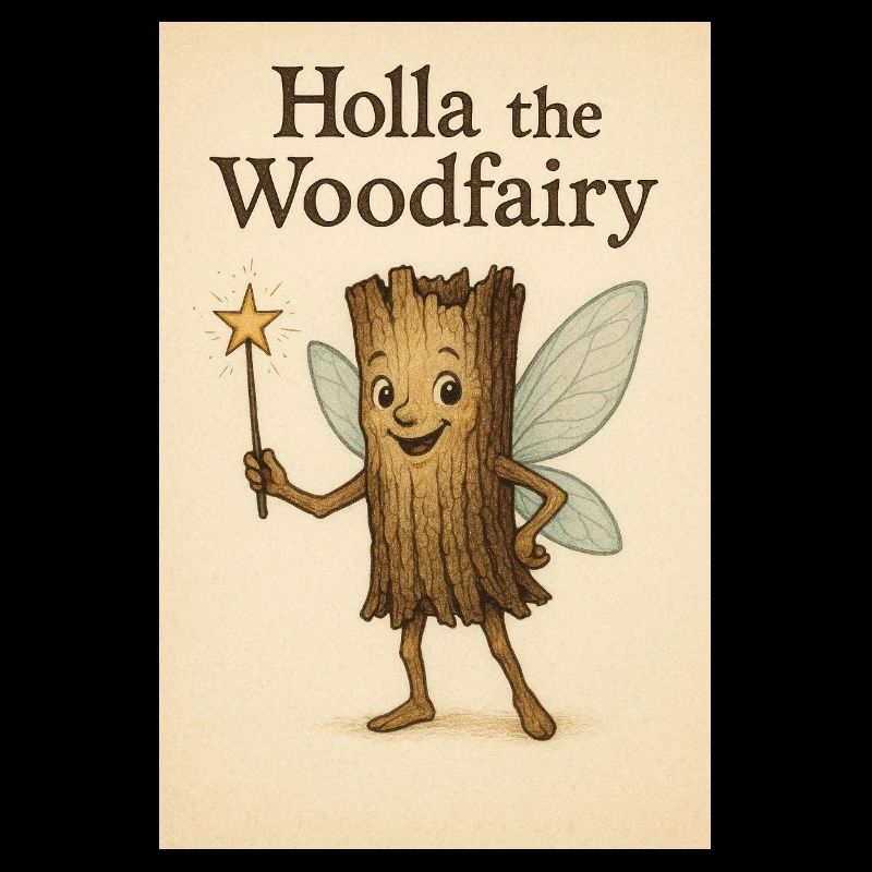 Holla la fée des bois - Holla la fée de la forêt imprimé