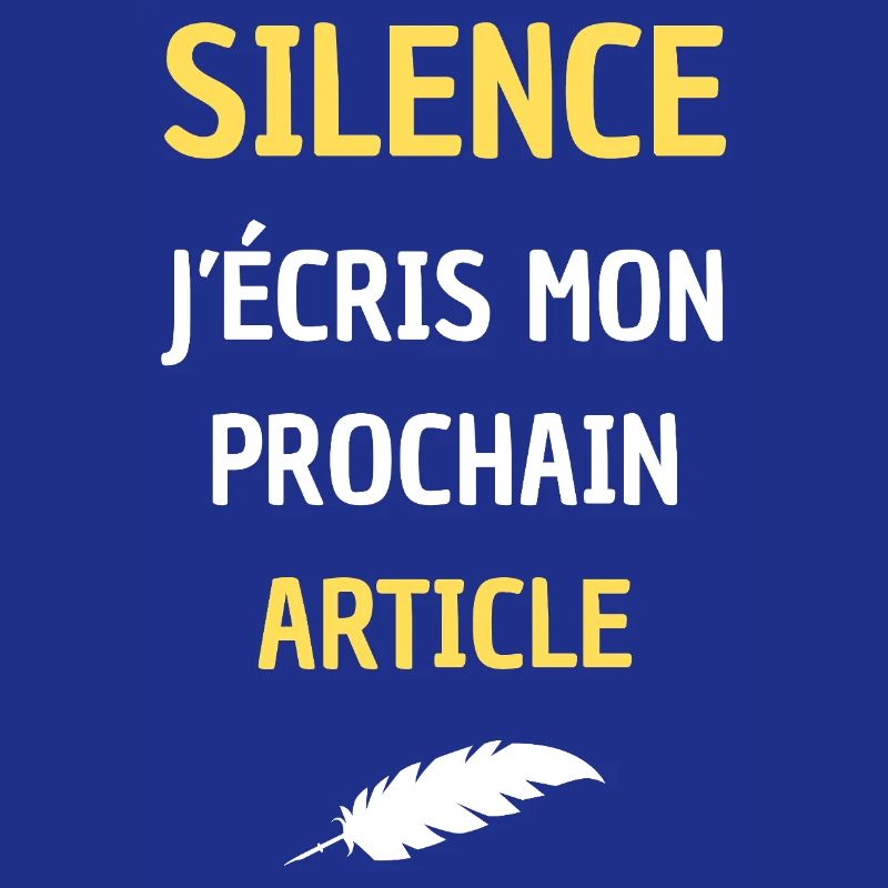 SILENCE I AM WRITING MY NEXT ARTICLE