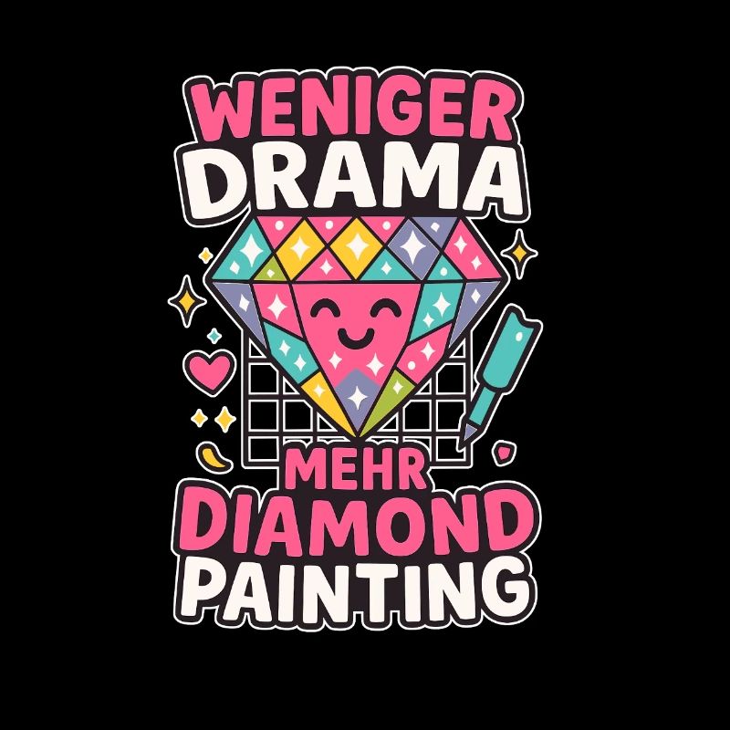 Moins de drame, plus de peinture au diamant