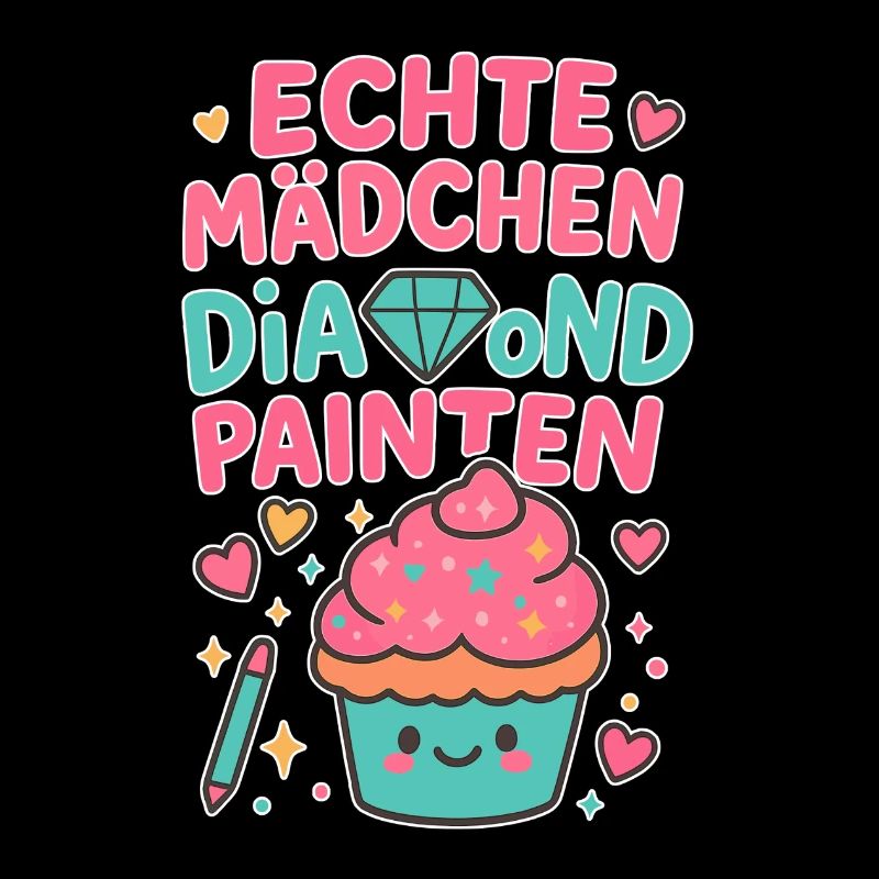 Echte Mädchen Diamond painten