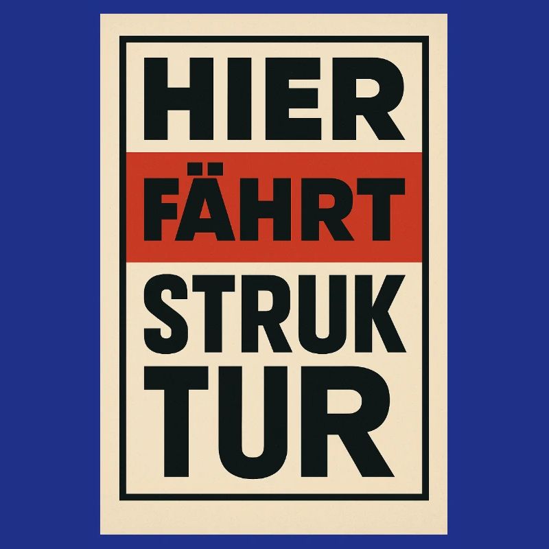 Here Drives Structure 1930s Poster
